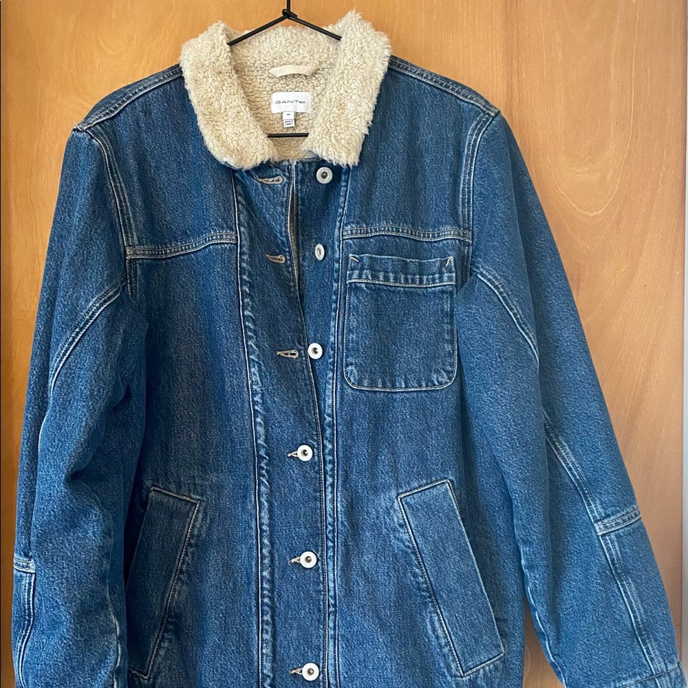 GANT Rugger fleece lined denim chore coat